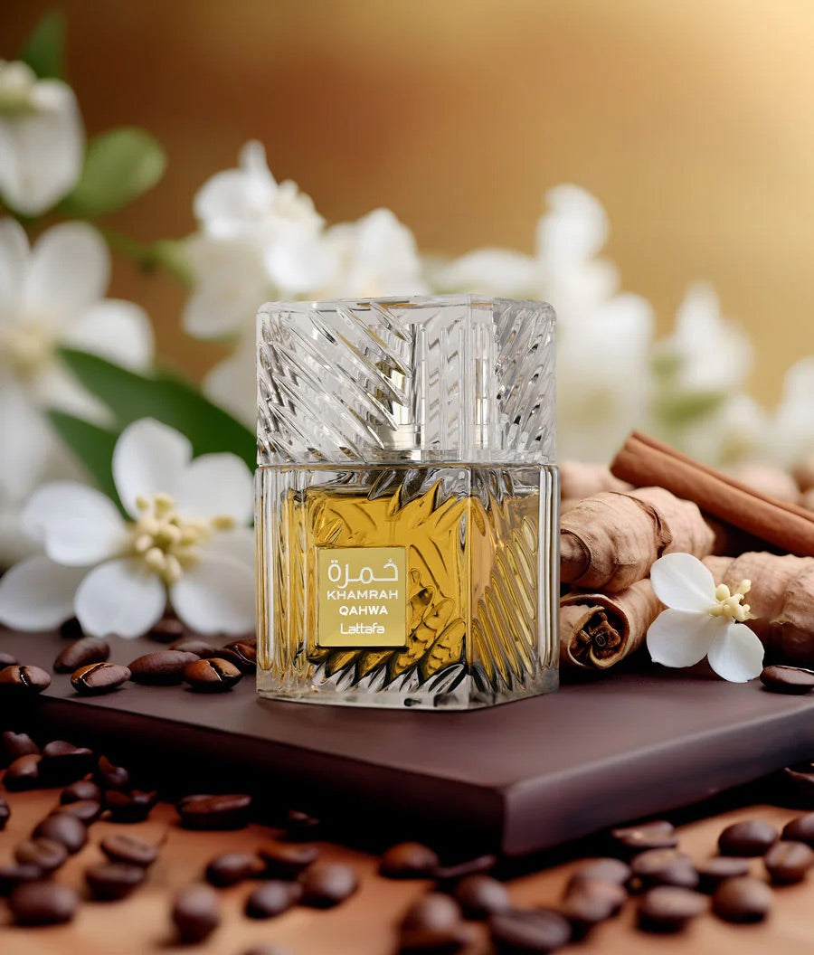 Lattafa Khamrah Qahwa for Unisex Eau de Parfum Spray, 3.4 Ounce